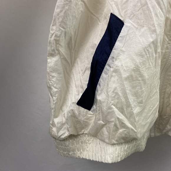 Vtg Slade White Blue Gold Sz L Windbreaker Jacket - Picture 3 of 8